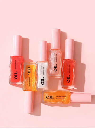 Water Light Honey Lip Oil Essence Long Lasting Moisturizing Fruity Shimmer Jelly Reduce Lip Lines Liquid Lipstick Gloss Makeup