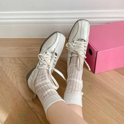 Vintage Women's Ballet Flats Training Shoes Walking Sports