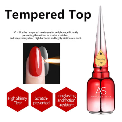AS Self Leveling Nail Gel Polish 15ml Semi Permanent Reinforcement Nails Art Strong UV Multifunction Gel Top Base Varnish