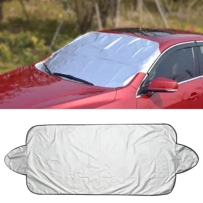 Car Snow Shield - Cotton Material, Foldable Protective Cover, Protection Against Ice, Sun Precipitation, Vehicle Snow Pad Amagi