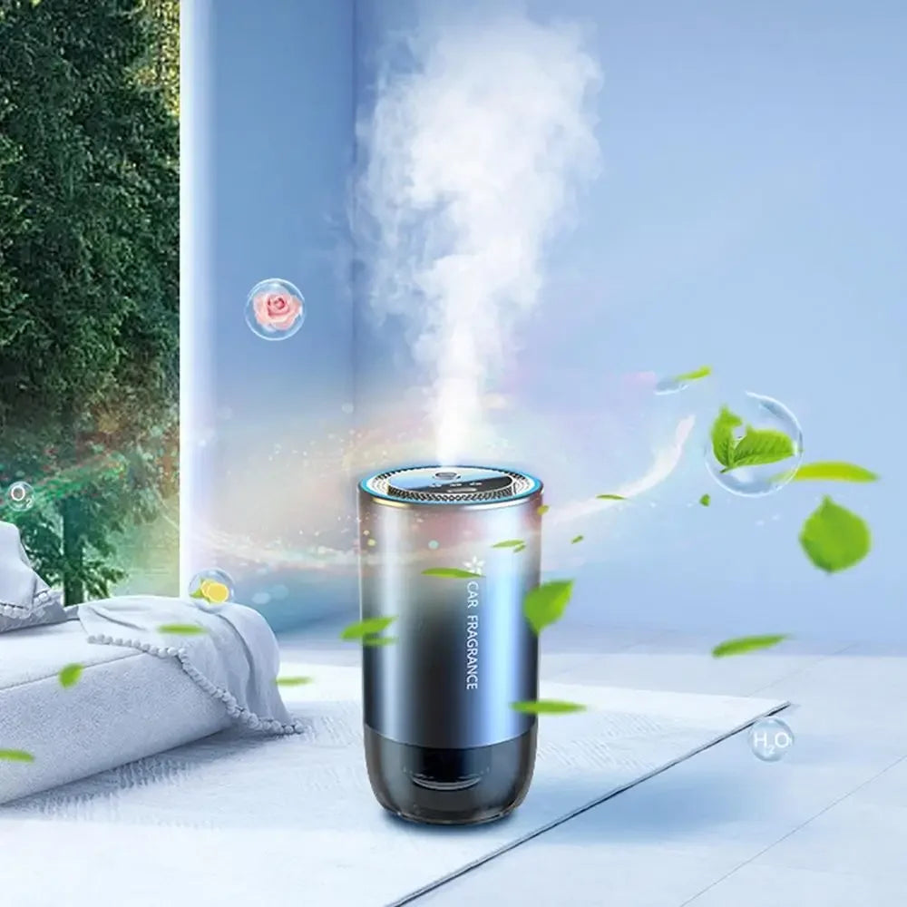 Car Diffusers For Essential Oils Smart Car Diffuser Perfume Adjustable Concentration Car Fragrance Diffuser 50ml Car Aromatherap