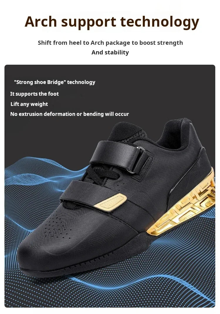 Athlete Athletic Shoes Indoor Comprehensive Training Shoes Weightlifting Shoes Stretch Hard Pull Deep Squat Shoes Breathable Men
