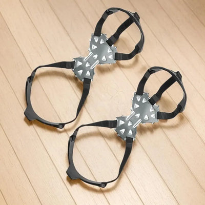 11 Spikes Crampons for Boots Shoes Traction Ice Shoes Grippers Traction Snow Grips for Snowing Hiking Ice Fishing Mountaineering