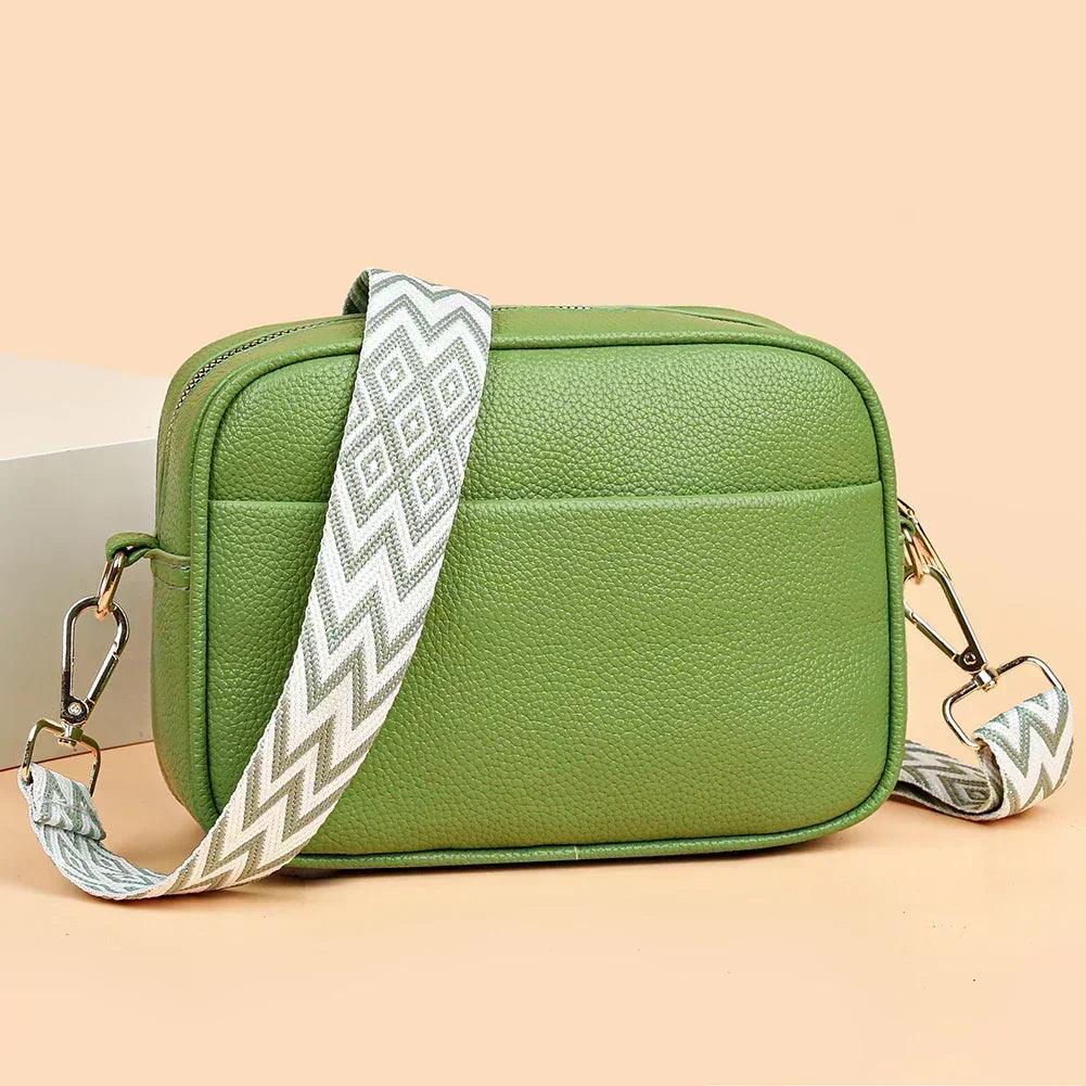 Fashion women handbag luxury brand leather tote bags for shoulder 2024 designer solid color messenger