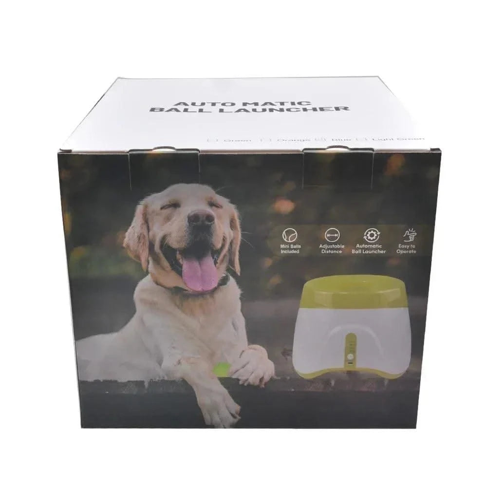 Ball Launcher Toy For Dogs Pet Products Dog Toys Keep Healthy Automatic Throw Pet 3 Distances Settings For Indoor Outdoor play