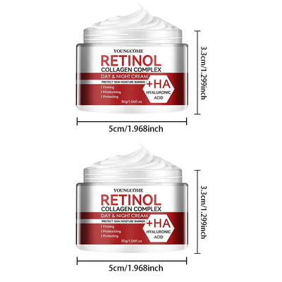 Retinol Collagen Facial Care Moisturizing Cream Deep Hydration  Suitable for dry Aging Face Cream Moisturizing Skin Repair