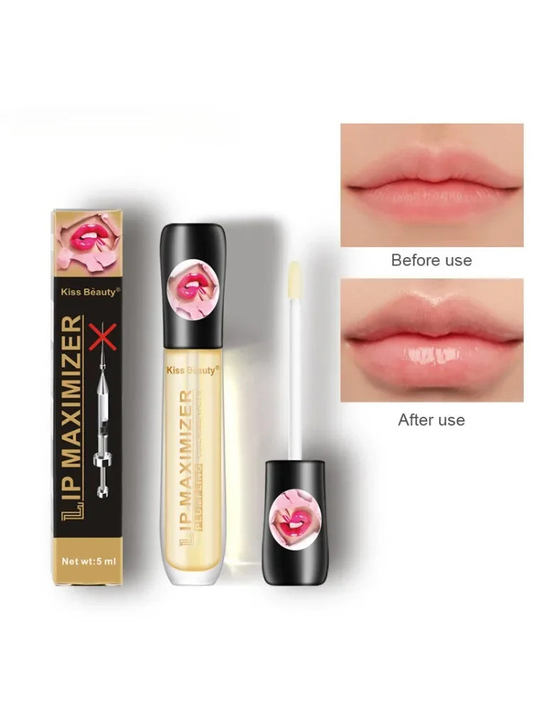 Long Lasting Lip Plumper Oil Serum Instant Volumising Essence Oil Moisturize Repair Lip Fine Lines Increases Elasticity Sexy Lip