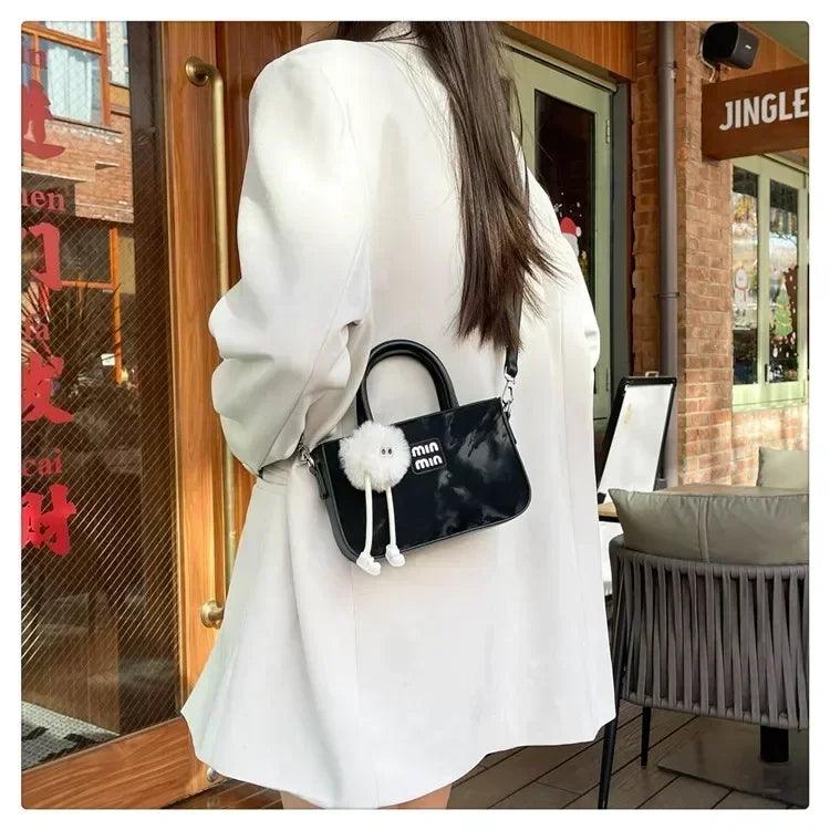 2025 new women’s luxury handbag designer small square purse fashion top handle crossbody bag elegant shoulder trendy
