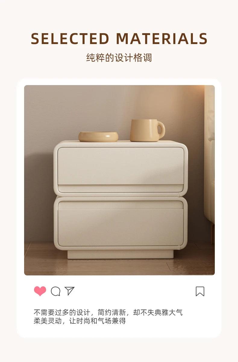 Decorations nightstands gloss decor modern elegant glamour luxury mesita de noche dormitorio home furniture
