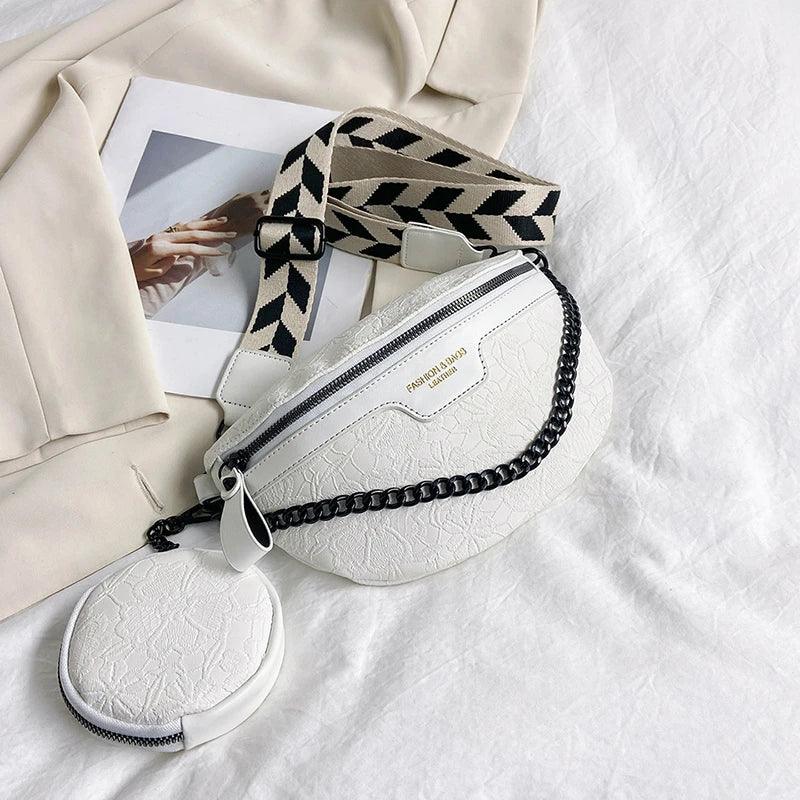 Designer Woman Chest Pack Retro Embroidery Belt Bag Coin Purse Luxury Lady Waist Bag Fashion Brand Shoulder Crossbody Chest Bags