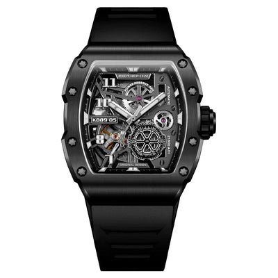 2025 Top Brand Original Automatic Watch for Men High-end Luxury Hollow Out Chronograph Waterproof Mens Mechanical Watches Reloj