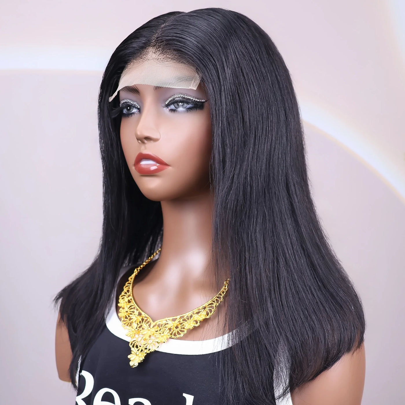 Natural Black Human Hair Short Bob Wigs 200% Density 4x4 Transparent Straight Vietnamese  Human Hair Lace Front Wigs 8-14 inch