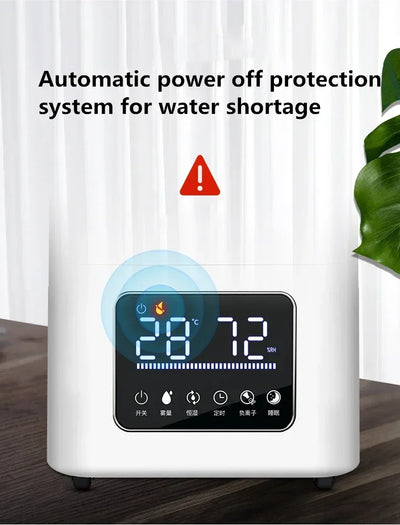 Humidifier23.8L Air Humidifier Heavy Fog Large Capacity Ultrasonic Atomizer Intelligent Constant Temperature Design For Home/Com