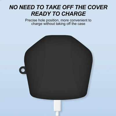 Headphone Storage Case For Lenovo GM2 PRO Wireless Headset Cover Silicone Carry Bag Shockproof Earphone Protector with Carabiner