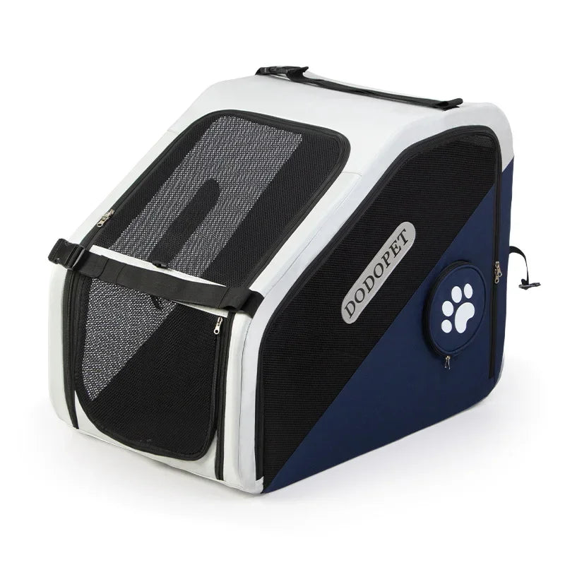 Pet Carriers Car Cage Portable Breathable Dogs Going Out Travel Foldable Kennel Pet Supplies Cages Accessories Transportin Perro