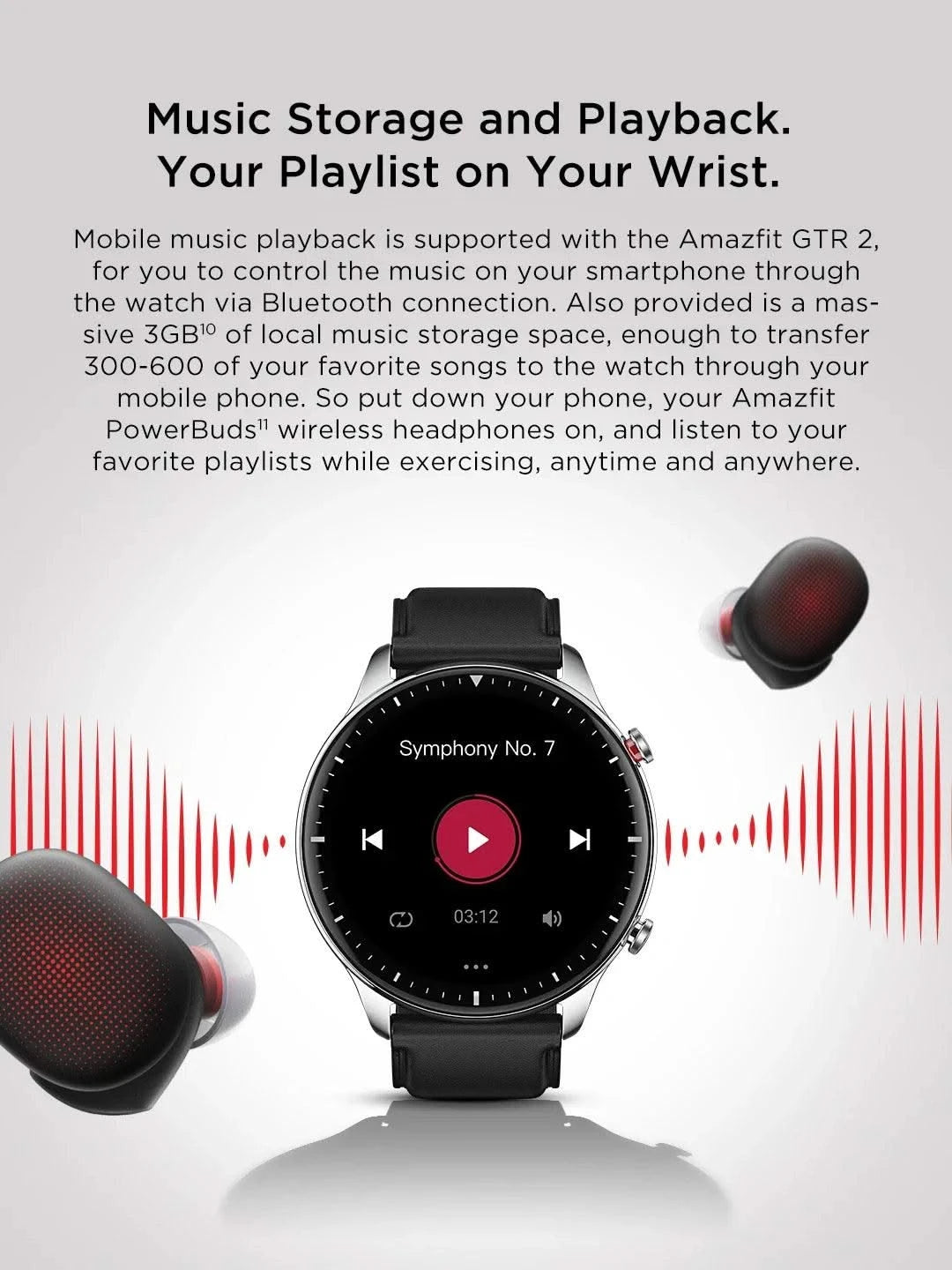 Amazfit GTR 2 Smartwatches No New Smart Watch For Men Waterproof 5ATM GPS 95New Exhibition SportsWatch Mens Refurbished Watch