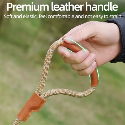 Dog Leash Reflective Lead Dog Pet Leashes Long Lanyard Walking Reflective Traction Rope for Puppy Small Medium Large Dogs