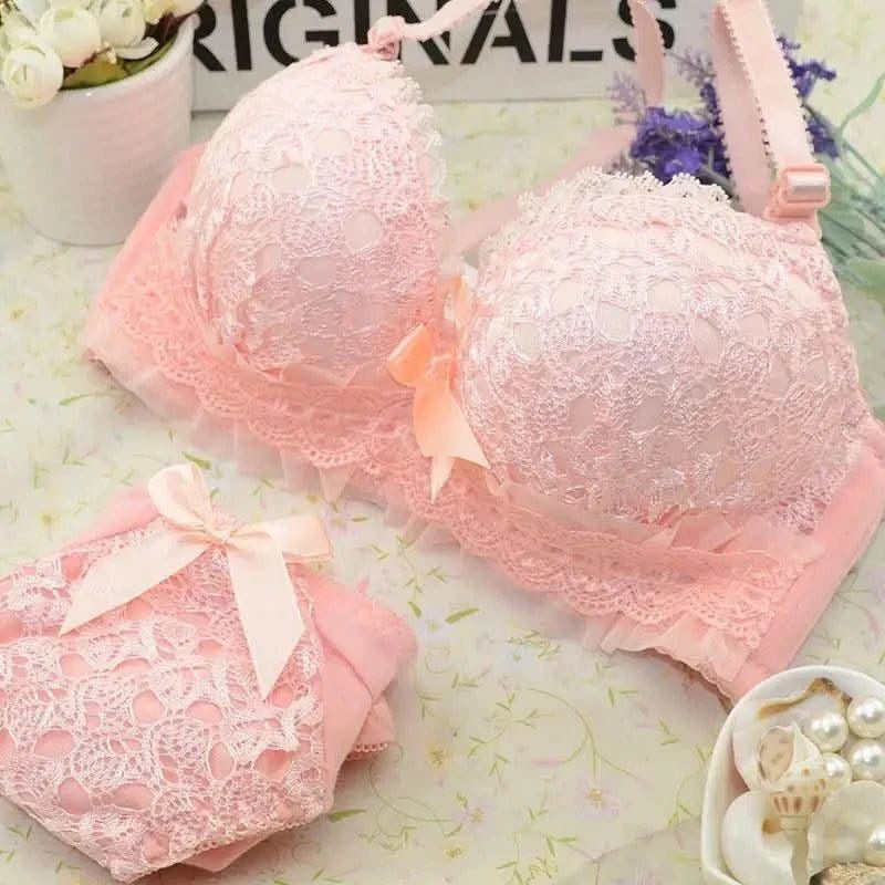Women Wireless Sexy Bra Set