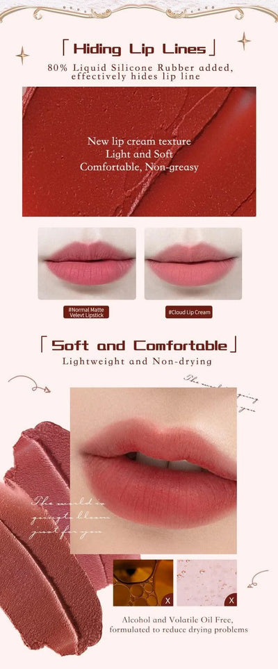 Flower Knows Strawberry Lipstick  Collection Lip Cream Beauty Lip Gloss Lipstick 3.5g