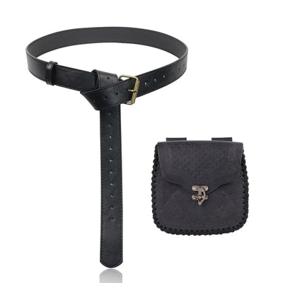 Medieval Viking Costume Accessories Belt Bags Men's and Women's Medieval Bag Belts Halloween Role Playing Accessories