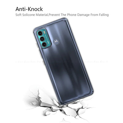 Silicone Phone Case For Motorola Moto G72 G52 G30 G40 Fusion G60s G53 G42 G32 G200 G22 G60 Clear Slim Soft TPU Back Cover