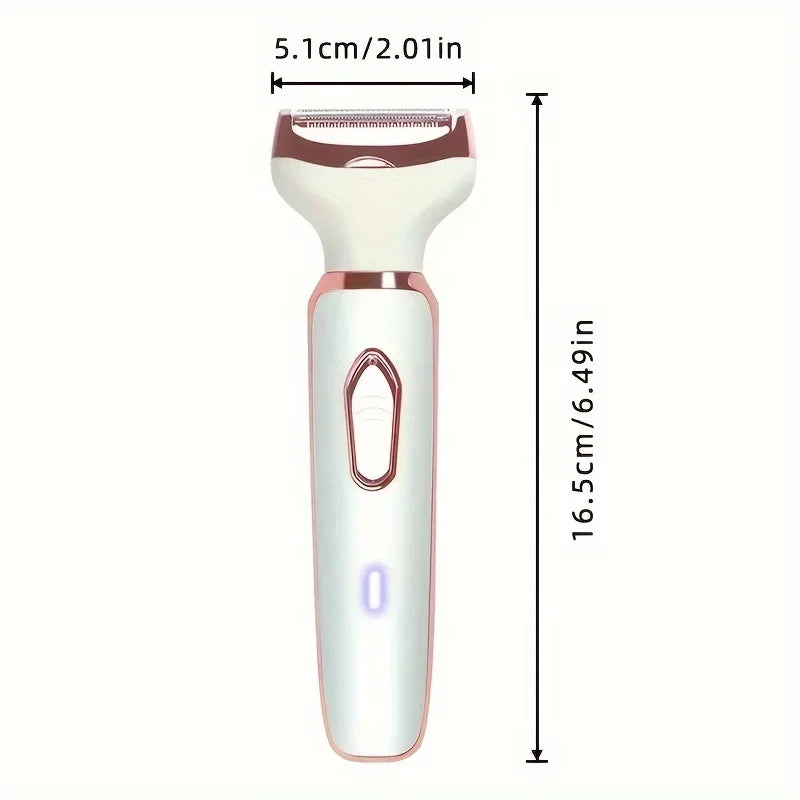2025 4 In 1 Electric Lady Shaver Body Hair Removal Epilator Painless Cordless Trimmer Razor Gifts For Women 2025 - Elanique