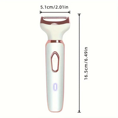 2025 4 In 1 Electric Lady Shaver Body Hair Removal Epilator Painless Cordless Trimmer Razor Gifts For Women 2025 - Elanique