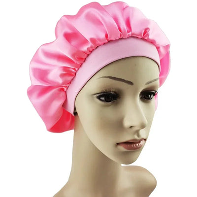 30cm diameter Satin Silk Bonnet, Night Sleep Cap for Curly Hair, Hair Protection Head Cover for Women