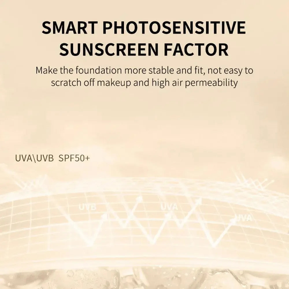 CC Cream With SPF 50 Color Correcting Cream SPF 50 Sunscreen Full Coverage Foundation Lightweight Foundation Moisturizing