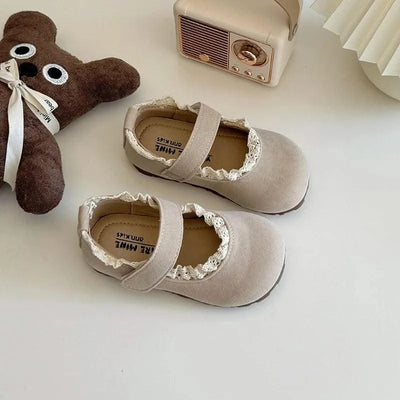 Shallow Soft Sole Non Slip Children Flats Shoes | Spring Autumn | Kids Princess Lightweight Toddler casual Shoes