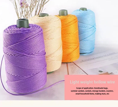 225g Lightweight Ice Silk Thread Handcrafted for Summer Cool Hats, Sun Hats, Storage Baskets, Seat Cushions, Yarn