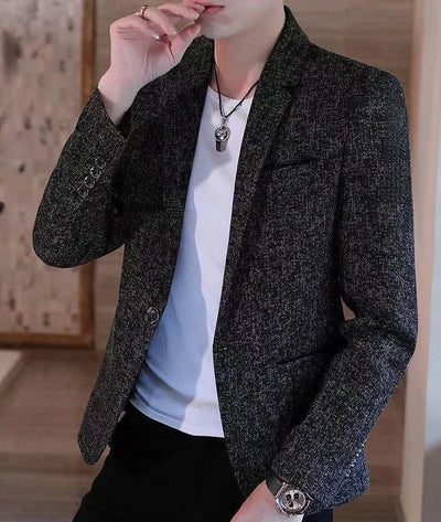 Plaid Male Blazer Brown Men's Suit Jackets Single Breasted Coat Fashion 2024 Fashionable High Quality Classic Luxury Designer