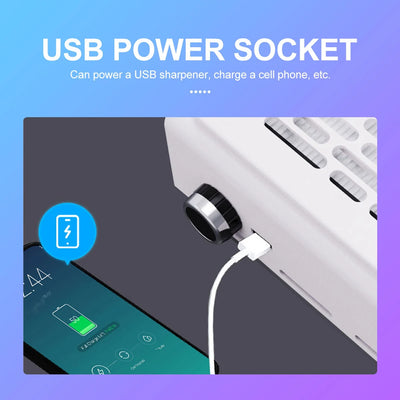 Powerful Nail Dust Vacuum Professional Nail Dust Collector with Reusable Filter Reduces Dust Nail Salon Tools