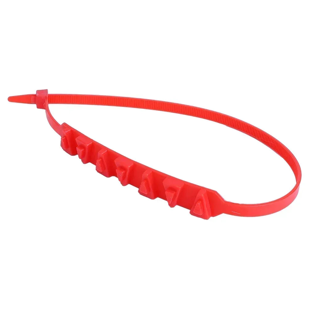 20/1Pcs Motorcycle Snow Chains Reusable Motorbike Tire Anti Slip Tie Winter Emergency Safety Belt Tyre Chain Moto Accessories