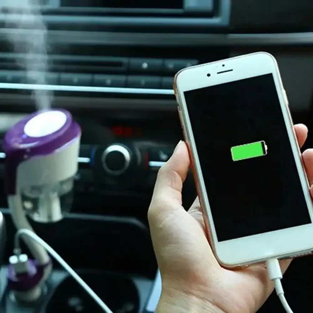 Car Humidifier Diffuser Small USB Air Scent Humidifier Vehicle Fragrance Oil USB Scent Mist Purifier Aromatherapy For Workplace