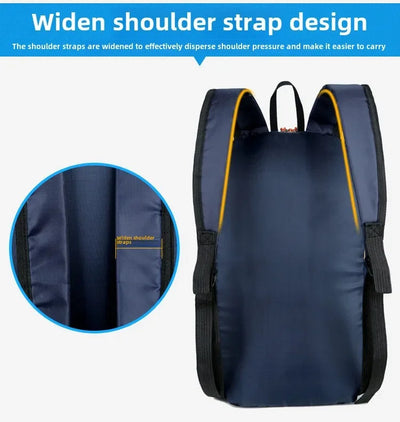 Mountaineering bag large capacity simple all-matching, fashionable, lightweight travel backpack, water splash resistant backpack