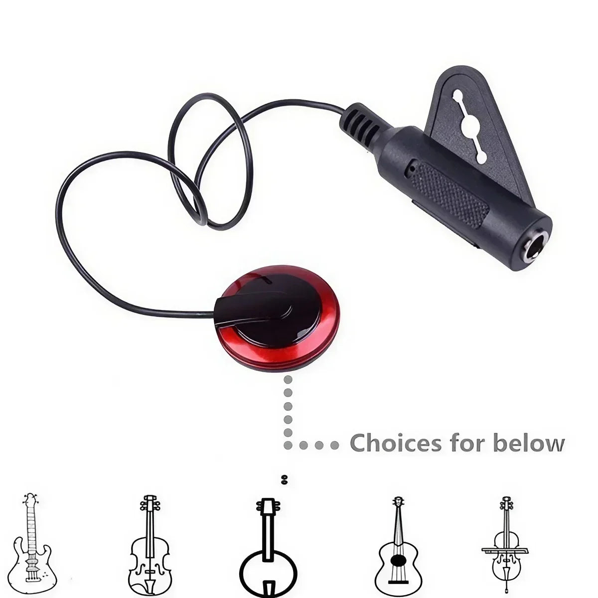 Acoustic Guitar Pickup Professional Violin Ukulele Pickup Music Instrument Accessories for Electric Guitar Parts and Accessories