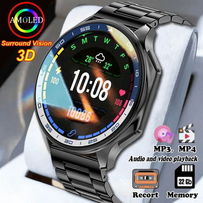 New for Oppo Watch X Men Smartwatch 32GB Extra large Memory 3D Mode MP3 MP4 Smart Watch GPS Sport Smartwatches Bluetooth calling