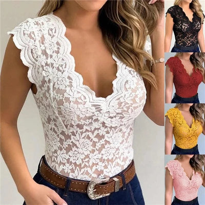 Women's Summer Sexy Lace Crochet Cardigan Casual Top