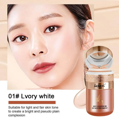 Butterfly Air Cushion BB Cream Cushion Beauty Cream Moisturizing Long Lasting Isolation Concealer BB Cream Liquid Foundation