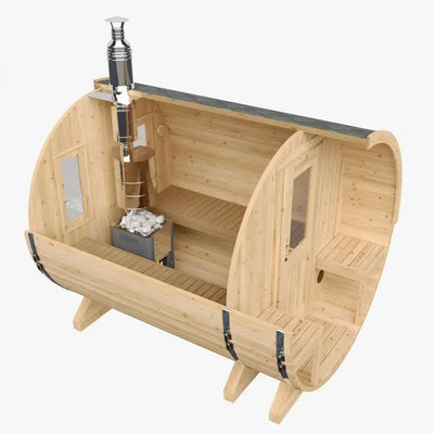 Custom.2025 New 2-6 People Outdoor Traditional Intelligent Sauna Room Factory Sauna Steam Shower Room