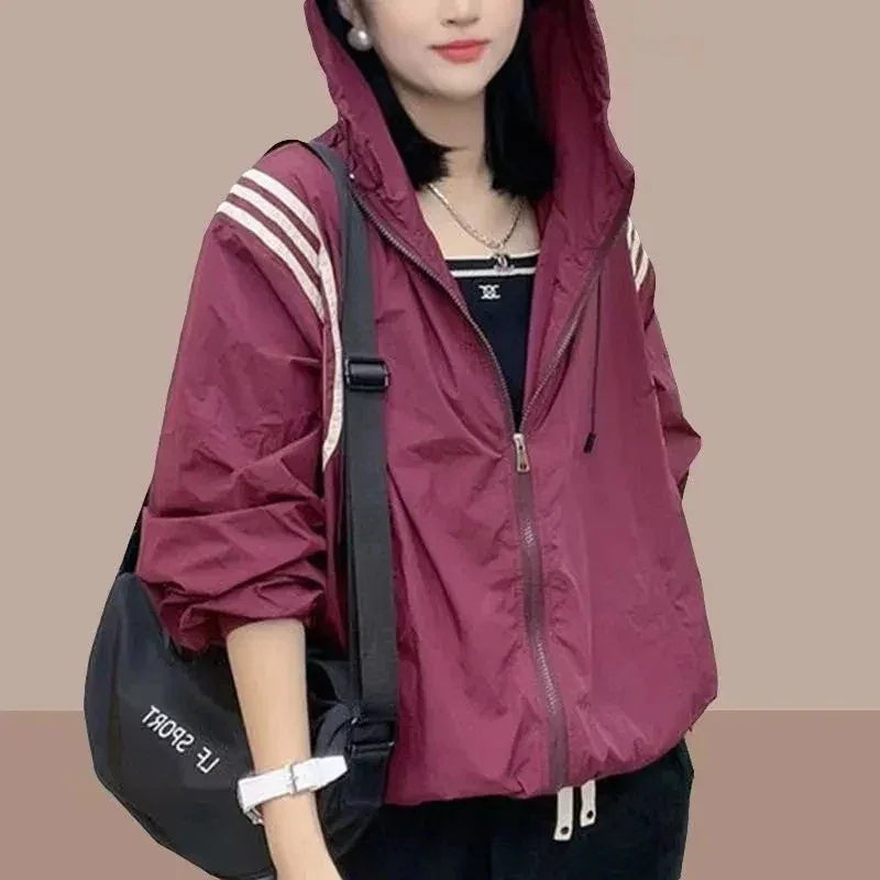 Loose Ultraviolet-Proof Sunscreen Clothing Jacket For Women