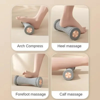 1 Pc Foot Roller Massager Yoga Plantar Fascia Roller Home Fitness Fingerpressure Board Muscle Relaxation Foot Roller Stick Impro