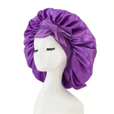 Satin Bonnet Silk Bonnet Adjustable Bonne For Sleeping Hair Caps With Tie Band Bonnets For Women Men Hair Styling Accessories