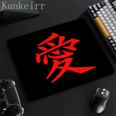 E-Sports Gaming Mouse Pad Non-Slip Mouse Mat Game Professional Gamer Mousepad Premium Desk Mat Characters Love Small Mausepad