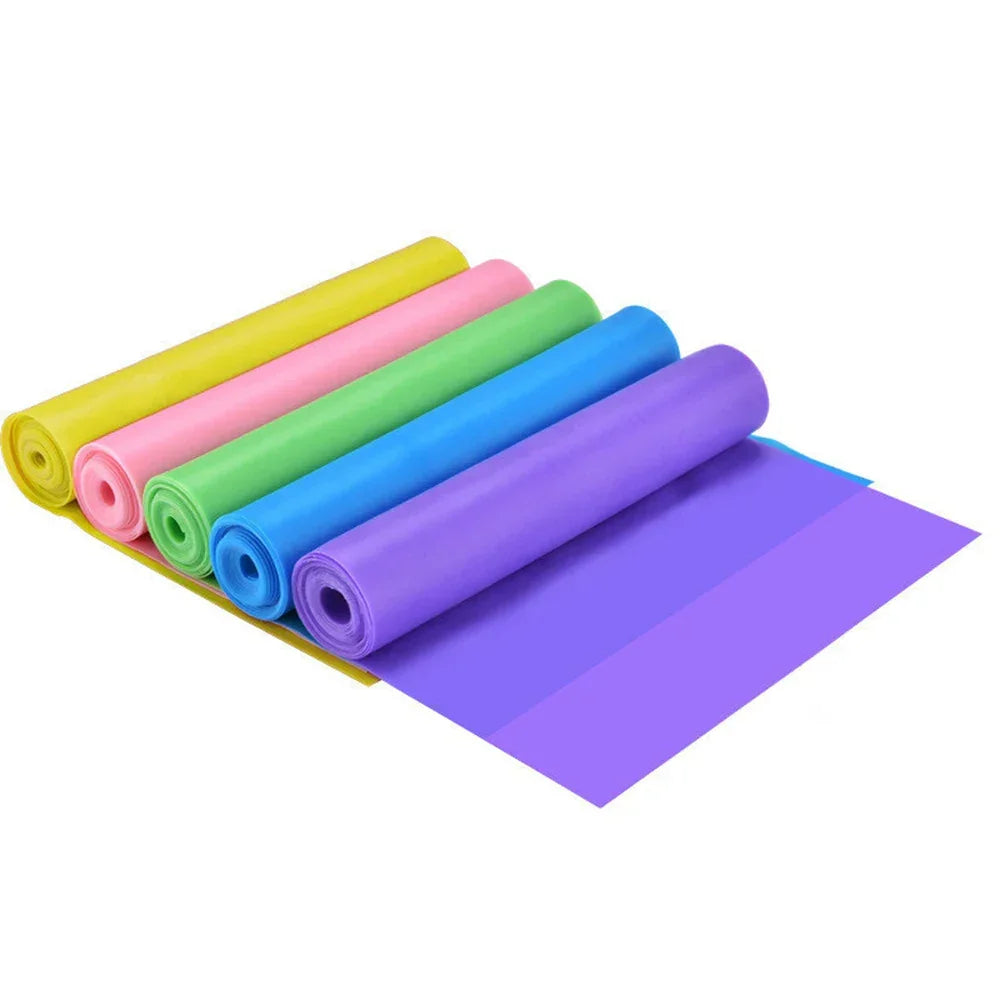 Resistance Bands Pilates Yoga Sport Training Fitness Exercise Home Gym Elastic Band Natural Rubber Latex Yoga Accessories