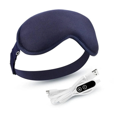 Electric Heating Eye Mask for Sleeping Far Infrared Hot Compress Vibration Eye Massager Warm Therapy Sleep Mask Relieve Dry Eyes