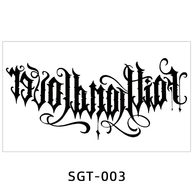 Temporary Tattoos Men Shoulder Tattoos Large Chest Body Sexy Tattoo Sticker Waterproof Tatoo Fake Make Up Pattern Stickers