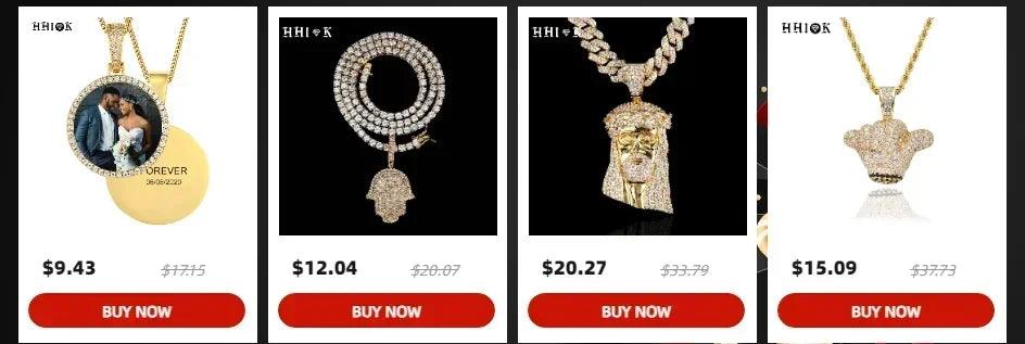 Luxury necklaces 18k gold plated rainbow zircon necklace trendy clavicle chain fashion jewelry for women birthday gift