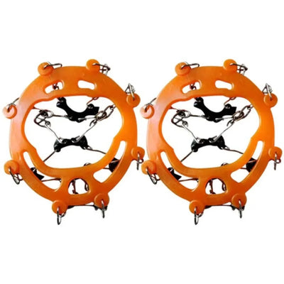 Outdoor Winter Hiking Climbing Snow Spikes Crampons Cleats Chain Claws Grips Boots Cover Ice Gripper Spike for Shoes Anti Slip